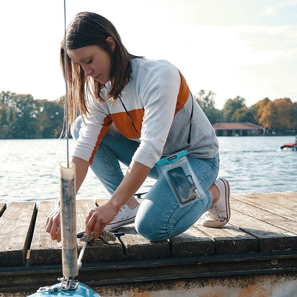 2026 Fidlock Magnetic Medium Dry Bag FDB - Trasparente / Benzina
